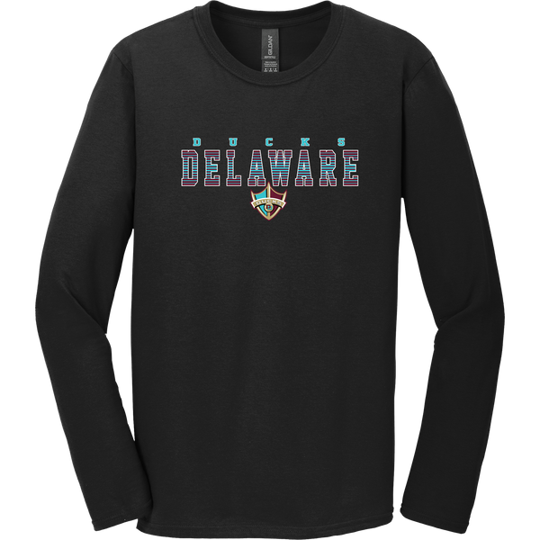 Delaware Ducks Softstyle Long Sleeve T-Shirt