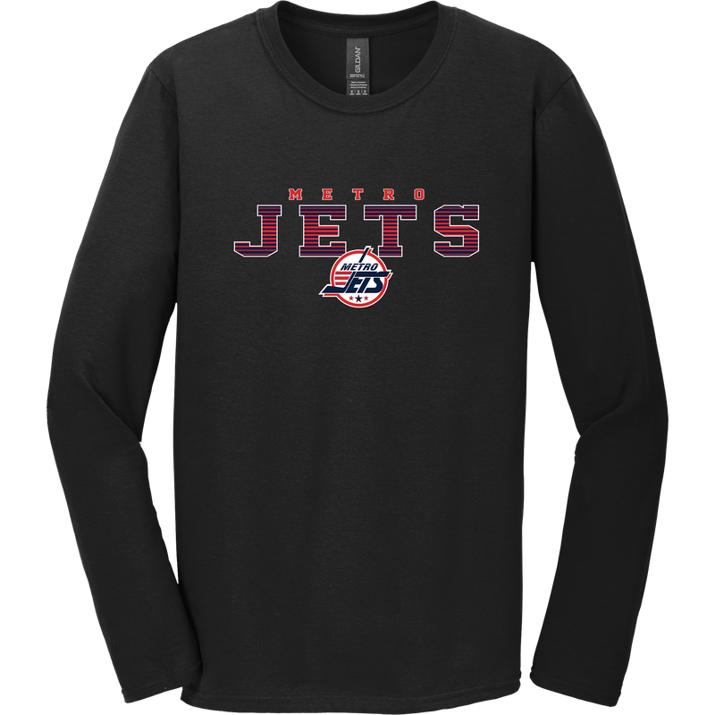 Metro Jets Softstyle Long Sleeve T-Shirt