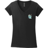 Atlantic City Seals Softstyle Ladies Fit V-Neck T-Shirt