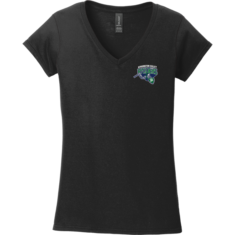 Kensington Valley Raiders Softstyle Ladies Fit V-Neck T-Shirt