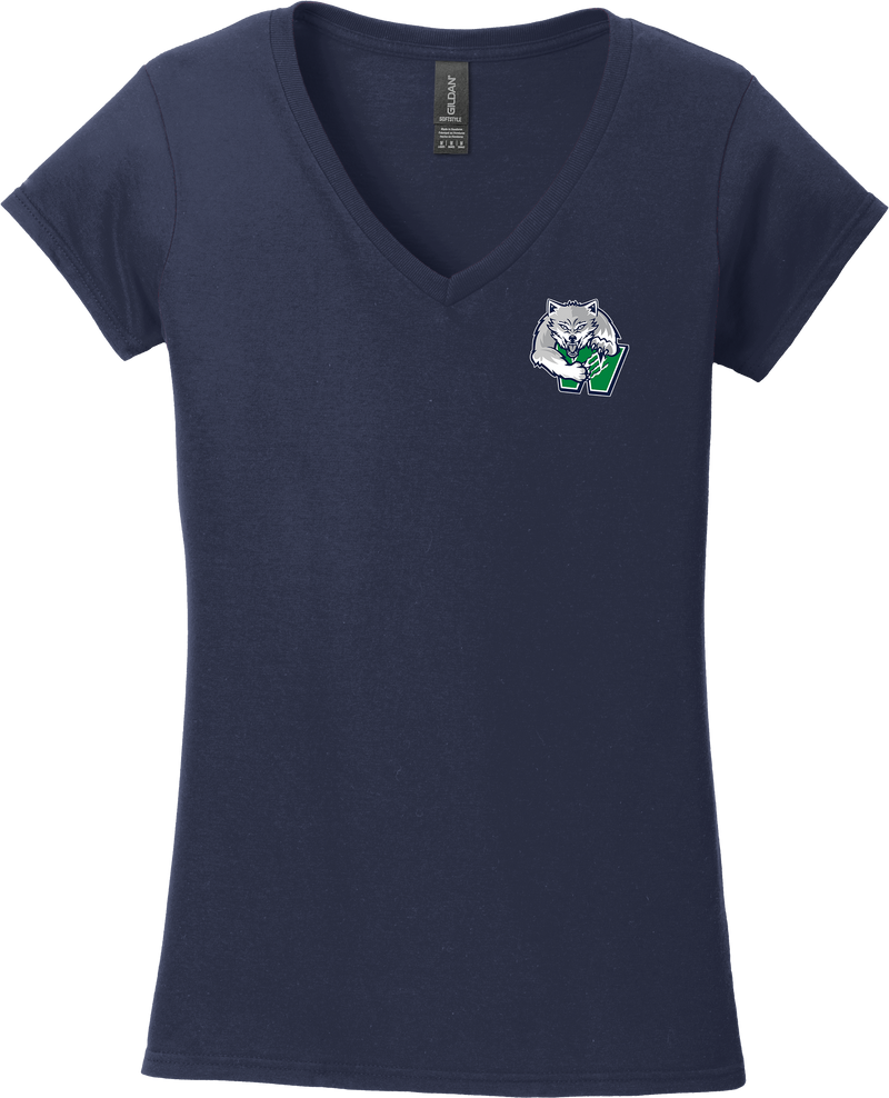Woodbridge Wolfpack Softstyle Ladies Fit V-Neck T-Shirt