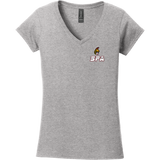 Seacoast Spartans (SPA) Softstyle Ladies Fit V-Neck T-Shirt