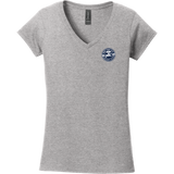 NYC Hockey Club Softstyle Ladies Fit V-Neck T-Shirt