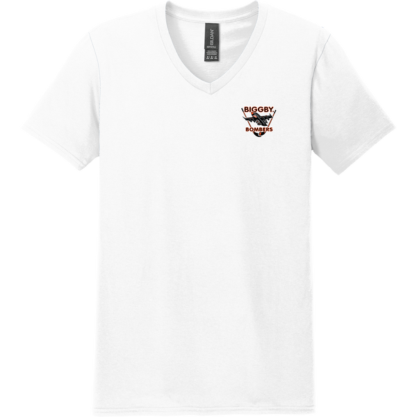 Biggby Bombers Softstyle V-Neck T-Shirt