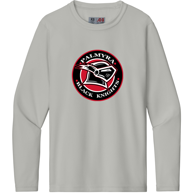 Palmyra Black Knights Youth Cooling Performance Long Sleeve Tee