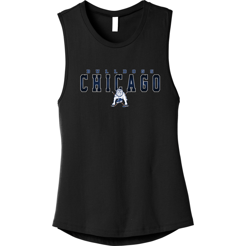 Chicago Bulldogs Womens Jersey Muscle Tank