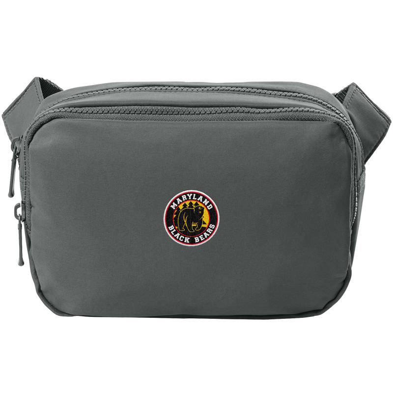 Maryland Black Bears Matte Dual-Compartment Crossbody