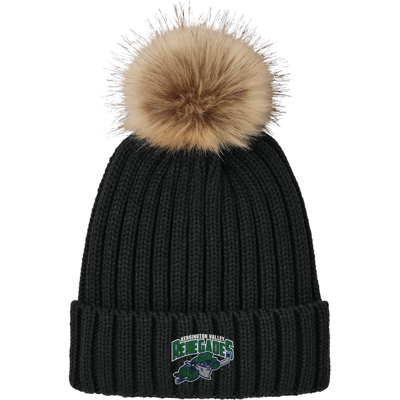 Kensington Valley Renegades Faux Fur Pom Beanie