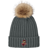 Jersey Shore Wildcats Faux Fur Pom Beanie