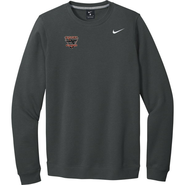 Biggby Bombers Nike Club Fleece Crew