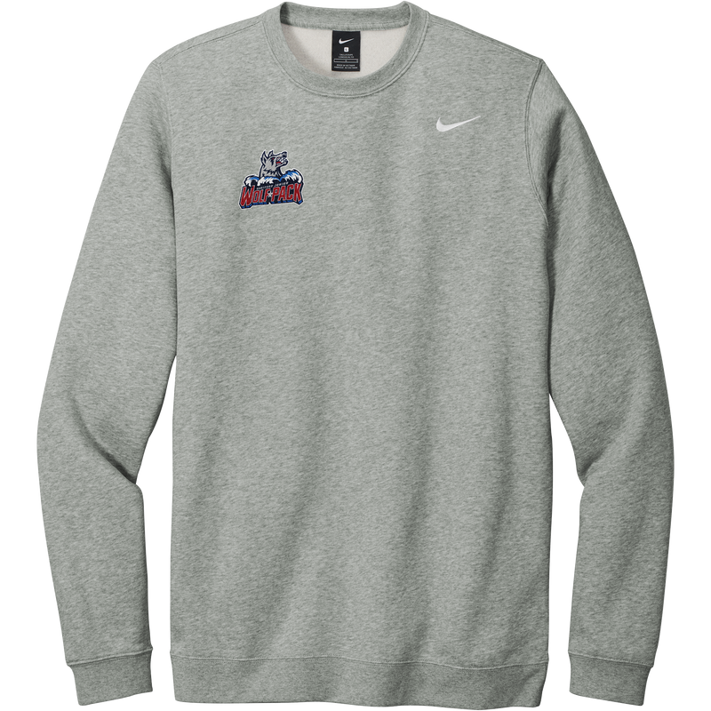 Hartford Jr. Wolfpack Nike Club Fleece Crew