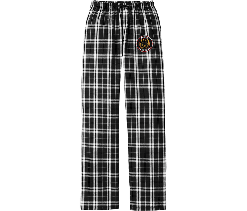 MD Jr. Black Bears Women's Flannel Plaid Pant