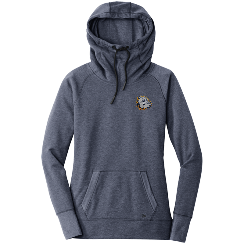 Chelsea Bulldogs New Era Ladies Tri-Blend Fleece Pullover Hoodie