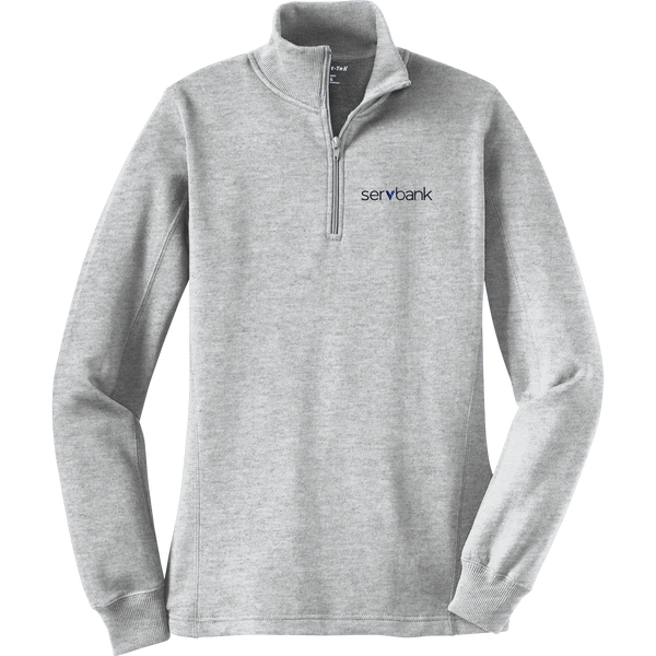 Servbank Ladies 1/4-Zip Sweatshirt