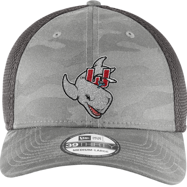 CT Whalers Tier 2 New Era Tonal Camo Stretch Tech Mesh Cap