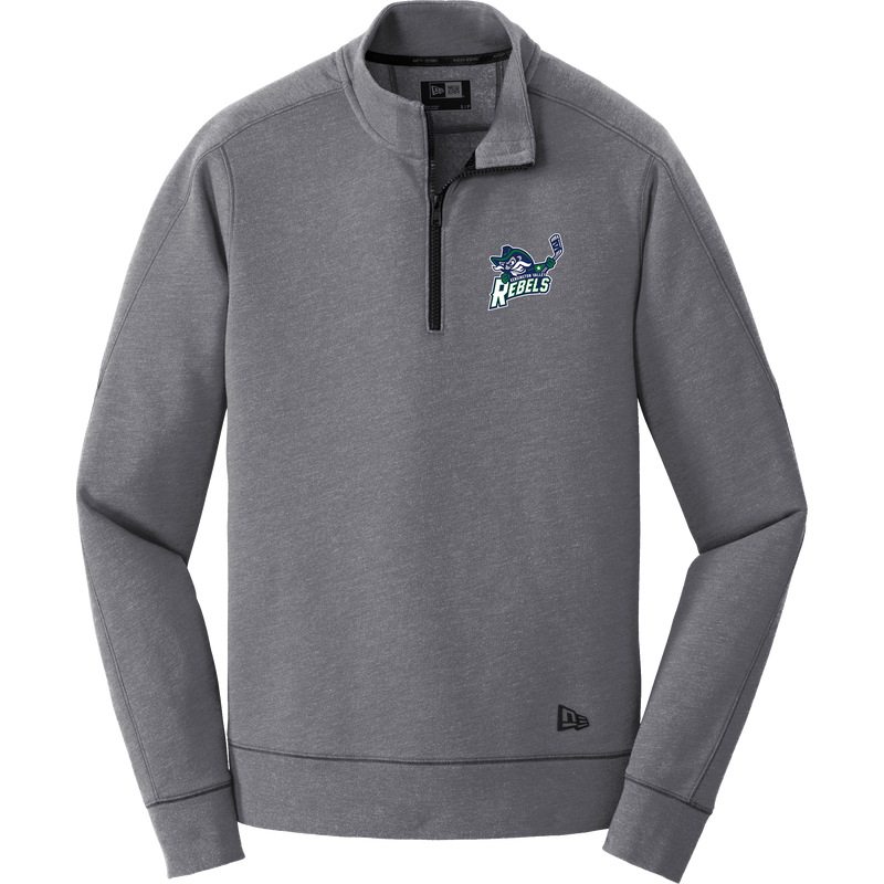 Kensington Valley Rebels New Era Tri-Blend Fleece 1/4-Zip Pullover