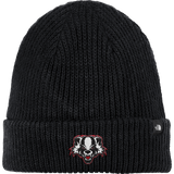 Scary Badgers The North Face Circular Rib Beanie