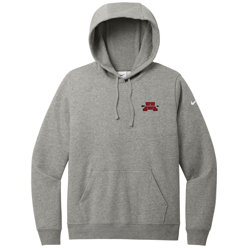 Mercer Arrows Nike Women's Club Fleece Sleeve Swoosh Pullover Hoodie