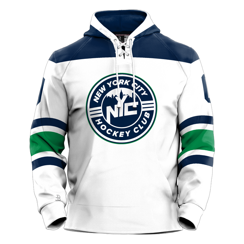 NYC Hockey Club Youth Sublimated Retro Hoodie