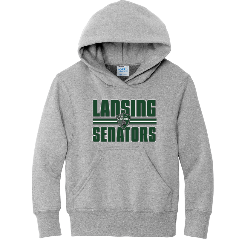 Lansing Senators Youth Core Fleece Pullover Hooded Sweatshirt
