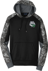 Woodbridge Wolfpack Sport-Wick Mineral Freeze Fleece Colorblock Hooded Pullover