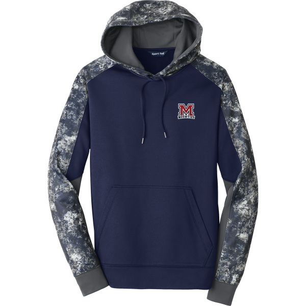Jr. Mounties Sport-Wick Mineral Freeze Fleece Colorblock Hooded Pullover