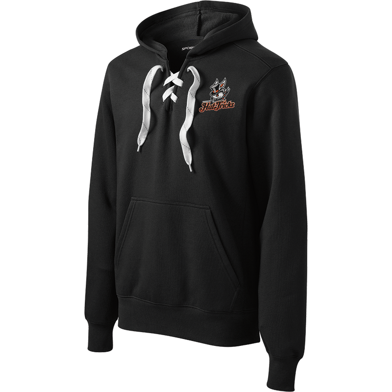 Danbury Hat Tricks Lace Up Pullover Hooded Sweatshirt