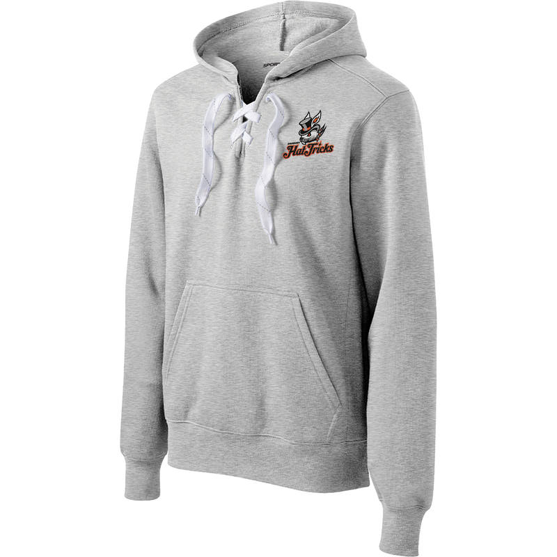 Danbury Hat Tricks Lace Up Pullover Hooded Sweatshirt