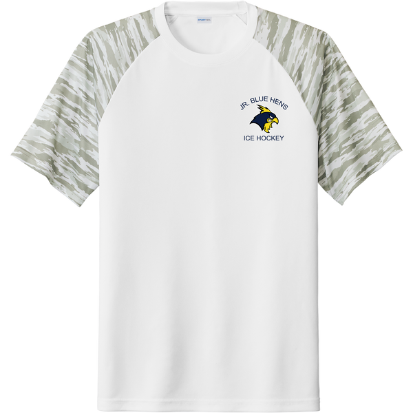Delaware Jr. Blue Hens Drift Camo Colorblock Tee