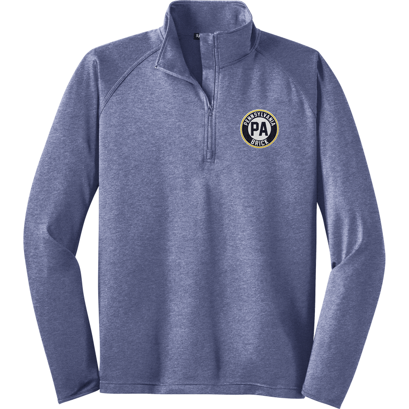 PA Brick Sport-Wick Stretch 1/4-Zip Pullover