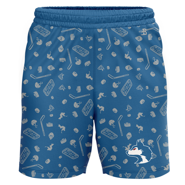 Pittsburgh Huskies Youth Sublimated Pattern Shorts
