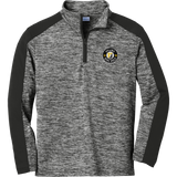 Upland Disc Golf Youth PosiCharge Electric Heather Colorblock 1/4-Zip Pullover
